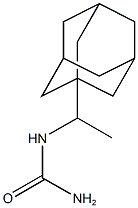 [1-(adamantan-1-yl)ethyl]urea 结构式