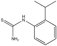 [2-(propan-2-yl)phenyl]thiourea 结构式