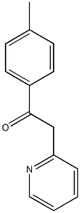 1-(4-methylphenyl)-2-(pyridin-2-yl)ethan-1-one 结构式