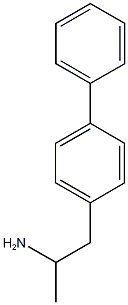 1-(4-phenylphenyl)propan-2-amine 结构式