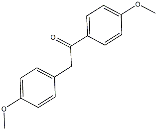 1,2-bis(4-methoxyphenyl)ethan-1-one 结构式