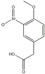 2-(4-methoxy-3-nitrophenyl)acetic acid 结构式