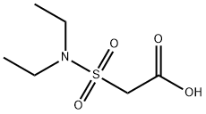 2-(diethylsulfamoyl)acetic acid 结构式