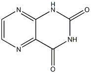 2,3,4,8-tetrahydropteridine-2,4-dione 结构式