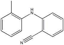 2-[(2-methylphenyl)amino]benzonitrile 结构式