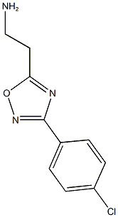 2-[3-(4-chlorophenyl)-1,2,4-oxadiazol-5-yl]ethan-1-amine 结构式