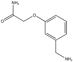 2-[3-(aminomethyl)phenoxy]acetamide 结构式