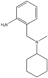 2-{[cyclohexyl(methyl)amino]methyl}aniline 结构式