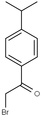 2-bromo-1-[4-(propan-2-yl)phenyl]ethan-1-one 结构式