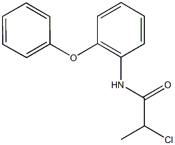 2-chloro-N-(2-phenoxyphenyl)propanamide 结构式