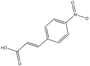 3-(4-nitrophenyl)prop-2-enoic acid 结构式