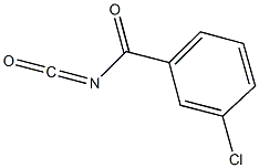 3-chlorobenzoyl isocyanate 结构式