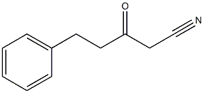 3-oxo-5-phenylpentanenitrile 结构式