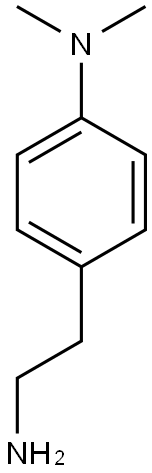 4-(2-aminoethyl)-N,N-dimethylaniline 结构式