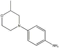 4-(2-methylmorpholin-4-yl)aniline 结构式