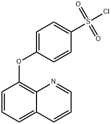 4-(quinolin-8-yloxy)benzene-1-sulfonyl chloride 结构式