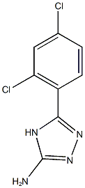 5-(2,4-dichlorophenyl)-4H-1,2,4-triazol-3-amine 结构式