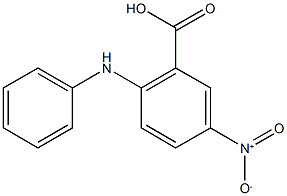 5-nitro-2-(phenylamino)benzoic acid 结构式