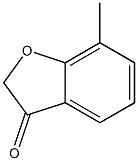 7-methyl-2,3-dihydro-1-benzofuran-3-one 结构式