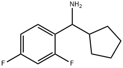 cyclopentyl(2,4-difluorophenyl)methanamine 结构式