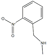 methyl[(2-nitrophenyl)methyl]amine 结构式