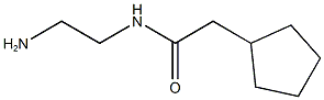 N-(2-aminoethyl)-2-cyclopentylacetamide 结构式