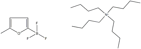 Tetrabutylammonium 5-methylfuran-2-trifluoroborate 结构式