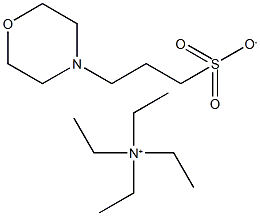 Tetraethylammonium 3-morpholinopropane-1-sulfonate 结构式