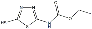 ETHYL 5-MERCAPTO-1,3,4-THIADIAZOL-2-YLCARBAMATE 结构式