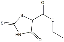ETHYL 4-OXO-2-THIOXO-1,3-THIAZOLIDINE-5-CARBOXYLATE 结构式