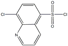 8-CHLOROQUINOLINE-5-SULFONYL CHLORIDE 结构式