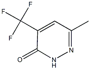 6-METHYL-4-(TRIFLUOROMETHYL)PYRIDAZIN-3(2H)-ONE 结构式