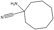 1-AMINOCYCLOOCTANECARBONITRILE 结构式