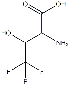 2-AMINO-4,4,4-TRIFLUORO-3-HYDROXYBUTANOIC ACID 结构式