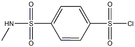 4-[(METHYLAMINO)SULFONYL]BENZENESULFONYL CHLORIDE 结构式