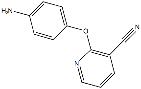 2-(4-AMINOPHENOXY)NICOTINONITRILE 结构式