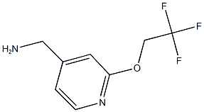 [2-(2,2,2-trifluoroethoxy)pyridin-4-yl]methylamine 结构式
