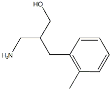 3-amino-2-(2-methylbenzyl)propan-1-ol 结构式