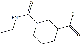 1-[(isopropylamino)carbonyl]piperidine-3-carboxylic acid 结构式