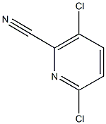 3,6-dichloropyridine-2-carbonitrile 结构式