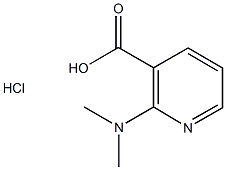 2-(dimethylamino)nicotinic acid hydrochloride 结构式