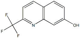 2-(trifluoromethyl)quinolin-7-ol 结构式