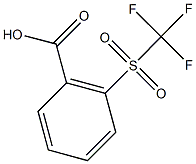 2-[(trifluoromethyl)sulfonyl]benzoic acid 结构式