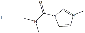 1-[(dimethylamino)carbonyl]-3-methyl-1H-imidazol-3-ium iodide 结构式