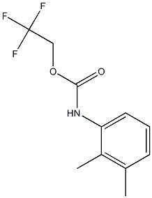 2,2,2-trifluoroethyl 2,3-dimethylphenylcarbamate 结构式