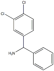 (3,4-dichlorophenyl)(phenyl)methanamine 结构式