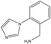 [2-(1H-imidazol-1-yl)phenyl]methanamine 结构式