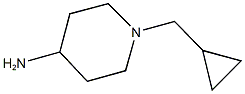 1-(cyclopropylmethyl)piperidin-4-amine 结构式