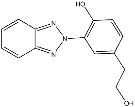 2-(2H-1,2,3-benzotriazol-2-yl)-4-(2-hydroxyethyl)phenol 结构式