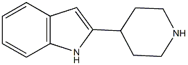 2-(piperidin-4-yl)-1H-indole 结构式